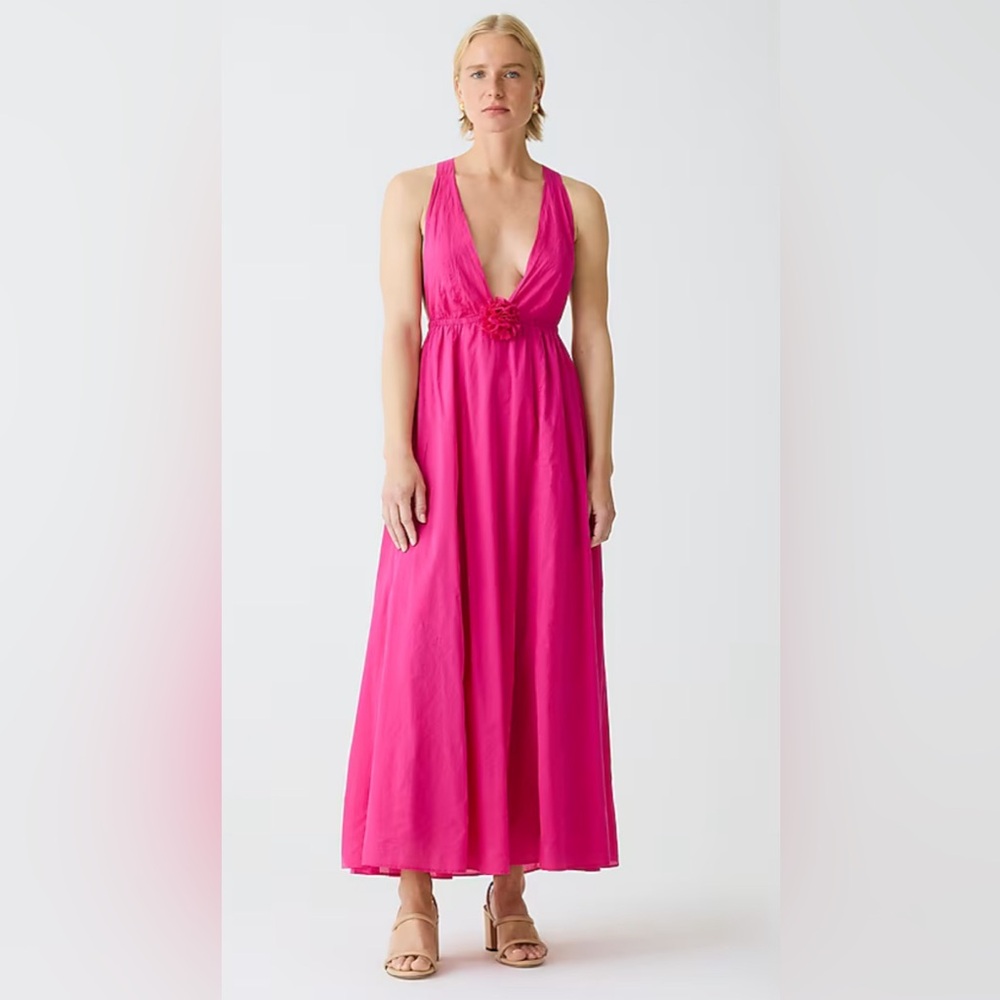 J. Crew Pink Maxi Dress